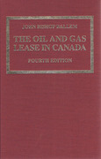 Cover of The Oil and Gas Lease in Canada