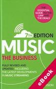 Cover of Music The Business: Including the Latest Developments in Music Streaming (eBook)