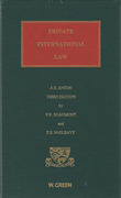 Cover of Anton's Private International Law