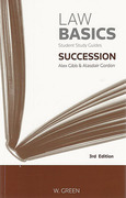 Cover of Law Basics: Succession