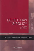 Cover of Delict: Law and Policy: Green's Concise Scots Law