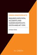 Cover of Inquiries into Fatal Accidents and Sudden Deaths etc. (Scotland) Act 2016