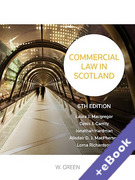 Cover of Commercial Law in Scotland (Book &#38; eBook Pack)