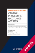 Cover of Criminal Procedure [Scotland] Act 1995 (eBook)