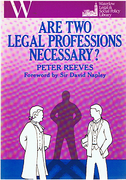 Cover of Are Two Legal Professions Necessary?