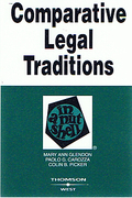 Cover of Comparative Legal Traditions in a Nutshell