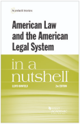 Cover of American Law and the American Legal System in a Nutshell