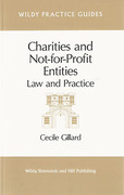 Cover of Charities and Not-for-Profit Entities: Law and Practice
