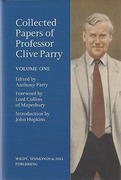 Cover of Collected Papers of Professor Clive Parry