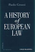 Cover of History of European Law