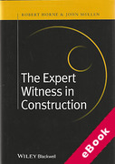 Cover of The Expert Witness in Construction (eBook)