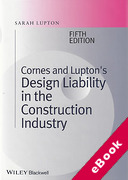 Cover of Cornes and Lupton's Design Liability in the Construction Industry (eBook)