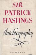 Cover of Sir Patrick Hastings: Autobiography
