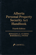 Cover of Alberta Personal Property Security Act Handbook