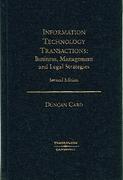 Cover of Information Technology Transactions: Business, Management and Legal Strategies