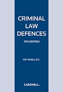 Cover of Criminal Law Defences