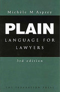 Cover of Plain Language for Lawyers