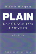 Cover of Plain Language for Lawyers