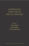 Cover of Australian Tort Law in the 21st Century