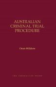Cover of Australian Criminal Trial Procedure