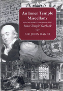 Cover of An Inner Temple Miscellany: Papers Reprinted from The Inner Temple Yearbook