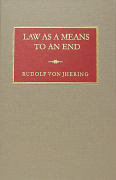 Cover of Law as a Means to an End