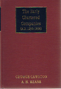 Cover of The Early Chartered Companies (1296-1858)