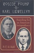 Cover of Roscoe Pound & Karl Llewellyn: Searching for an American Jurisprudence