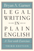 Cover of Legal Writing in Plain English: A Text with Exercises