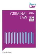 Cover of SQE Manuals: Criminal Law