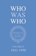 Cover of Who Was Who Volume IV 1941-1950