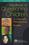 Cover of Handbook on Questioning Children: A Linguistic Perspective