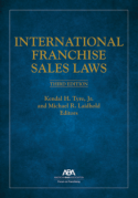 Cover of International Franchise Sales Laws