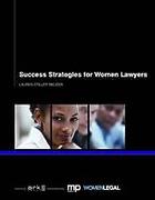 Cover of Success Strategies for Women Lawyers