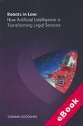 Cover of Robots in Law: How Artificial Intelligence is Transforming Legal Services (eBook)