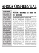 Cover of Africa Confidential: Print + Online