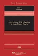 Cover of International Civil Litigation in United States Courts