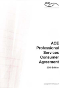 Cover of ACE Professional Services Consumer Agreement 2019