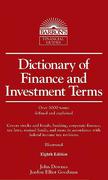 Cover of Barron's Dictionary of Finance and Investment Terms