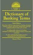 Cover of Barron's Dictionary of Banking Terms