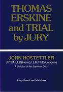 Cover of Thomas Erskine and Trial by Jury