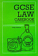 Cover of GCSE Law Casebook