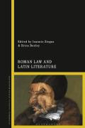 Cover of Roman Law and Latin Literature