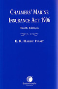 Cover of Chalmers' Marine Insurance Act 1906