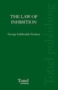 Cover of Law of Inhibition and Adjudication