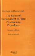 Cover of Cawthorn and Barraclough: The Sale and Management of Flats: Practice and Precedents 2nd ed
