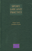 Cover of Sport: Law and Practice