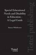 Cover of Special Education Needs and Disability in Education - A Legal Guide