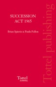 Cover of The Succession Act 1965 and Related Legislation: A Commentary
