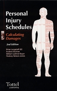 Cover of Personal Injury Schedules: Calculating Damages